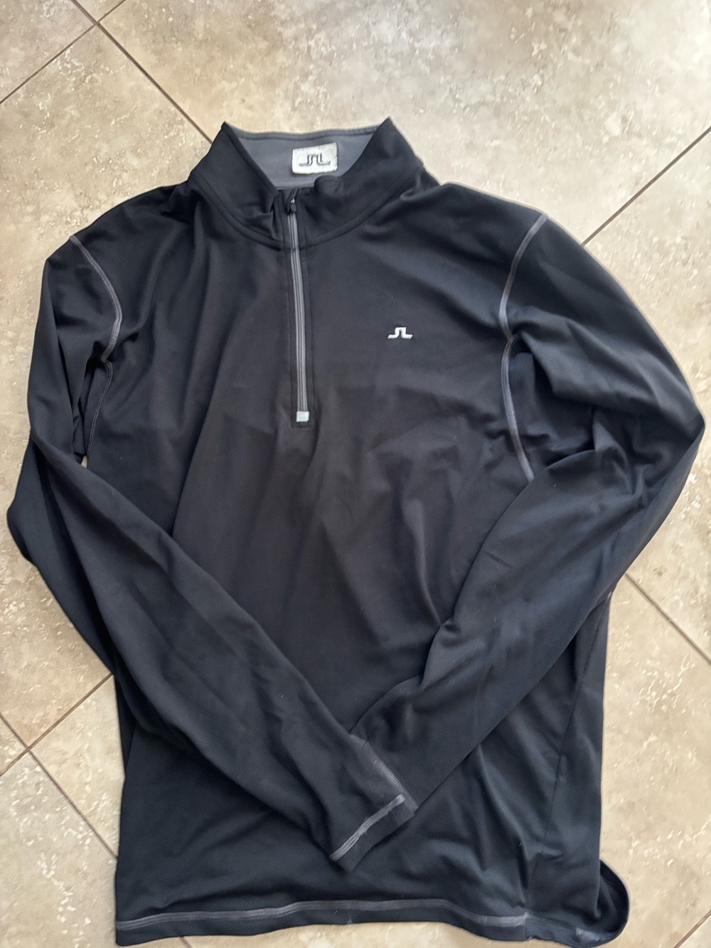 Black Half-Zip Performance Sweater - J.Lindeberg